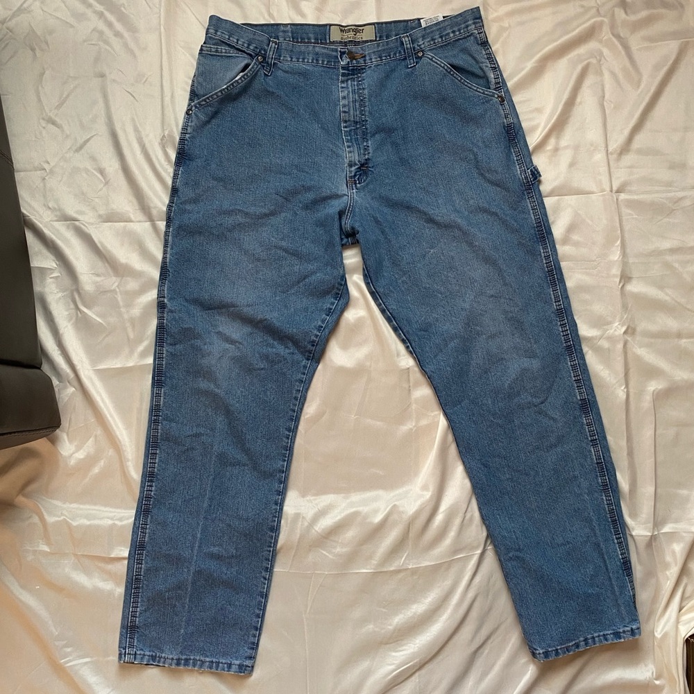 38 x 34 Wrangler Blue Jeans